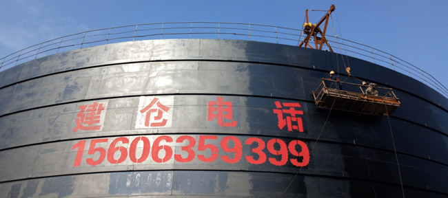 江西鑫峰水泥廠，五萬噸熟料庫(kù)